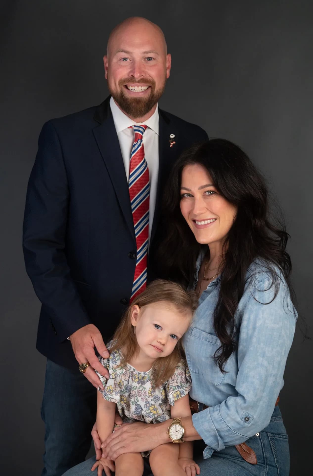 Dr. Hauser with his family